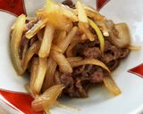 すき焼きのタレで牛皿ごはん作り方4写真