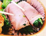 旬★菜の花ベーコン巻き★お弁当作り方9写真