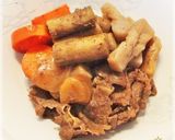 ゴボウと牛肉のゴロゴロ煮作り方7写真