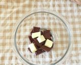 レンジで3分。チョコレートブラウニー作り方1写真