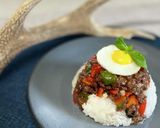 【やまなしの食】鹿肉のガパオライス風作り方9写真