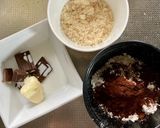 卵一個のミニチョコスポンジケーキ作り方1写真