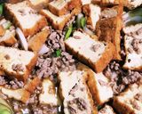 優しいお味☆厚揚げのひき肉あんかけ作り方5写真