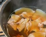 豚バラとネギのあったか煮込みうどん。作り方3写真