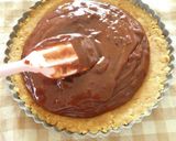 ビスケットでチョコバナナタルト作り方4写真