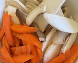 牡蠣と鶏もものミルクスープ作り方3写真