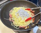 ベーコンとしらすの和風ペペロンチーノ作り方3写真