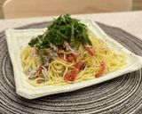 ベーコンとしらすの和風ペペロンチーノ作り方4写真