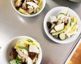 レンジ肉無きな粉焼き鳥味白菜回鍋肉風作り方9写真