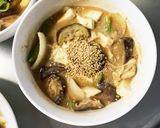 レンジ肉無きな粉焼き鳥味白菜回鍋肉風作り方19写真