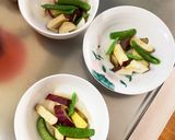 根菜茄子コク旨ガーリック味噌味野菜炒め風作り方5写真