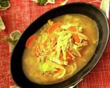 5分で！キャベツと挽肉のカレー風味スープ作り方13写真