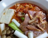 豚ロース金山寺味噌漬キムチ鍋作り方2写真