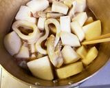 醤油麹でイカと大根の煮物作り方3写真