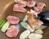 鶏とごぼうのすき焼き煮作り方5写真
