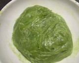 レンジで簡単！よもぎ大福　いちご大福作り方4写真