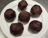レンジで簡単！よもぎ大福　いちご大福作り方2写真
