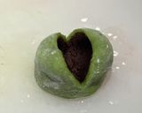 レンジで簡単！よもぎ大福　いちご大福作り方7写真