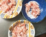 レンジきな粉オイ醤油焼きそば味甘酢酢豚作り方3写真