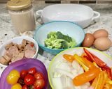 夏野菜たっぷり✿塩麹で旨味凝縮キッシュ✿作り方1写真