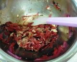 紅くるり大根とカマンベールの味噌和え作り方3写真