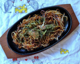 ベーコンともやしのソース焼きそば♪作り方1写真