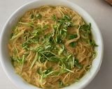 お豆のパスタと豆苗のフリッタータ作り方3写真