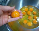 ハートのチョコレートシフォンケーキ作り方1写真