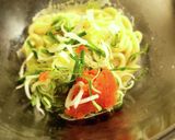 冷凍うどんで5分♪豆乳明太うどん作り方5写真