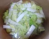 白菜と卵の雑炊作り方3写真