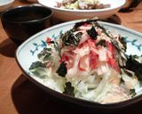 あるもので♪新たまねぎとカニカマのサラダ作り方4写真