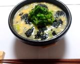 白菜と卵の雑炊作り方6写真