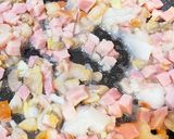 本日のまかない。ベーコンシーフード炒飯！作り方4写真