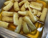 レンジで4分水菜と揚げの煮浸し作り方4写真