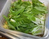 レンジで4分水菜と揚げの煮浸し作り方5写真
