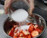 フレッシュいちごバターのハニートースト作り方1写真