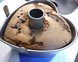 ハートのチョコレートシフォンケーキ作り方21写真
