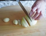 鮭と唐辛子味噌にんにくのホイル焼き作り方1写真
