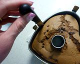 ハートのチョコレートシフォンケーキ作り方23写真