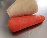 大根とにんじんのごまマヨサラダ作り方1写真