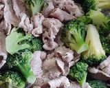 簡単★スライス豚肉とブロッコリーの炒め物作り方4写真