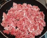 ステーキ味☆豚こま肉の玉ねぎドレ炒め作り方2写真