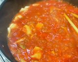 シンプルに。トマト缶でベーコンパスタ作り方4写真
