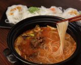 濃厚ごまの牛鍋風つけめんビーフン作り方7写真