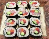 変わり恵方巻エビフライタルタルソース巻き作り方14写真