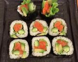 変わり恵方巻エビフライタルタルソース巻き作り方15写真