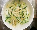 隙間埋めきな粉ごまドレ味彩大根サラダ作り方7写真