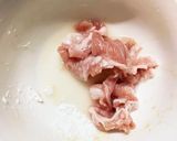 コク旨甘味噌きな粉味豚こま大根青椒肉絲風作り方1写真