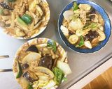 コク旨甘味噌きな粉味豚こま大根青椒肉絲風作り方15写真