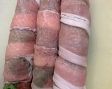彩りの甘辛豚肉巻き〜♪作り方3写真
